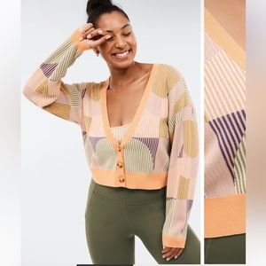 Fabletics limited edition Kate’s Edit Camille Sweater Knit Jacket size Small